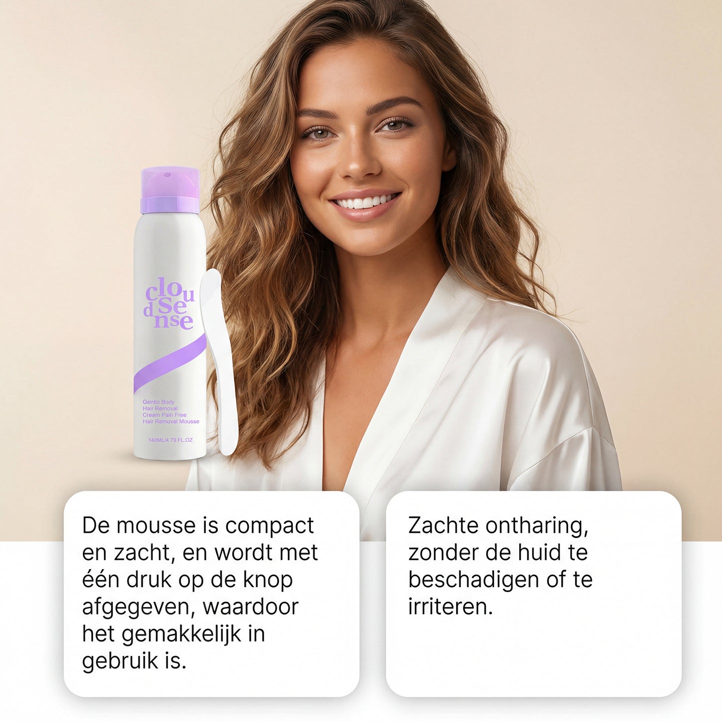 Hair removal mousse
